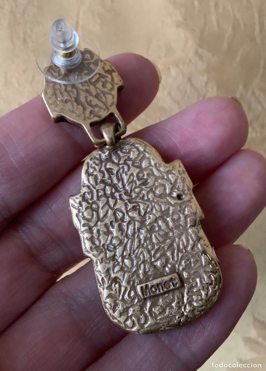 Vintage: PENDIENTES LARGOS MONET FIRMADOS - Foto 13