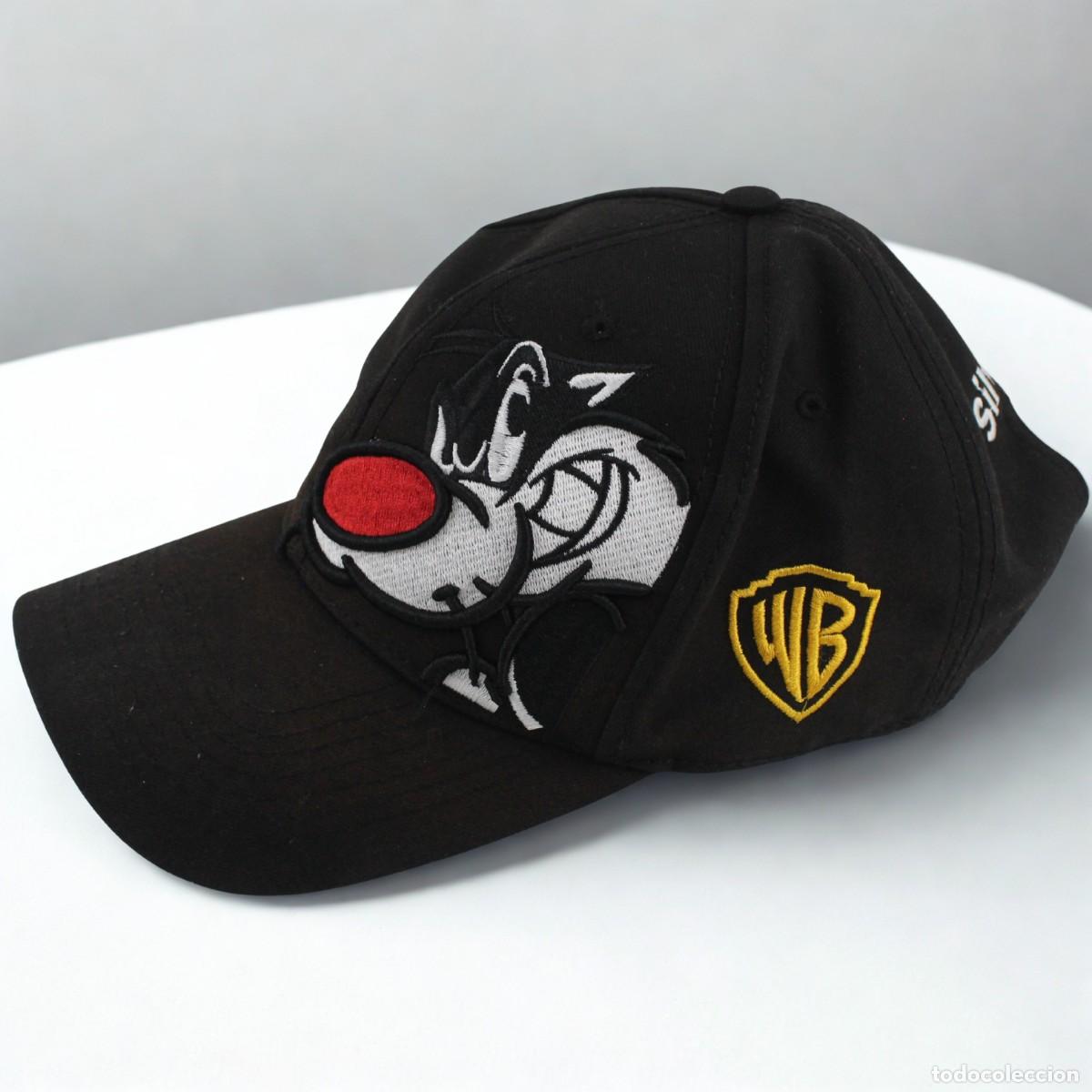 Vintage: Gorra Gato Silvestre Looney Tunes Mitchell & Ness Warner Bros Bordada Negra Coleccion
