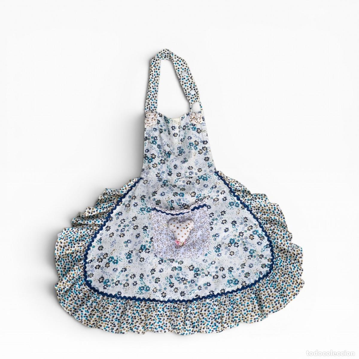 Vintage: Avental Zara Home Floral com Folhos &mdash; Como Novo