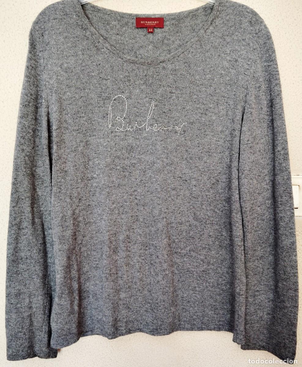 Vintage: JERSEY VINTAGE,STRASS.BURBERRY LONDON