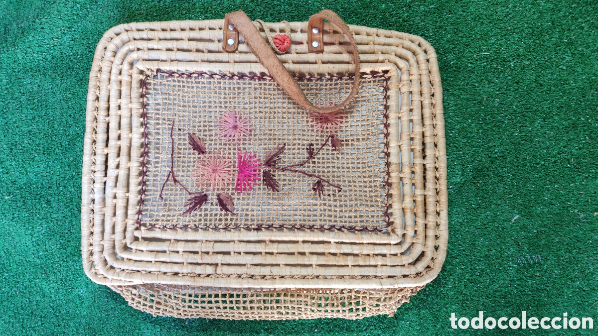 Vintage: Bolso vintage bordado