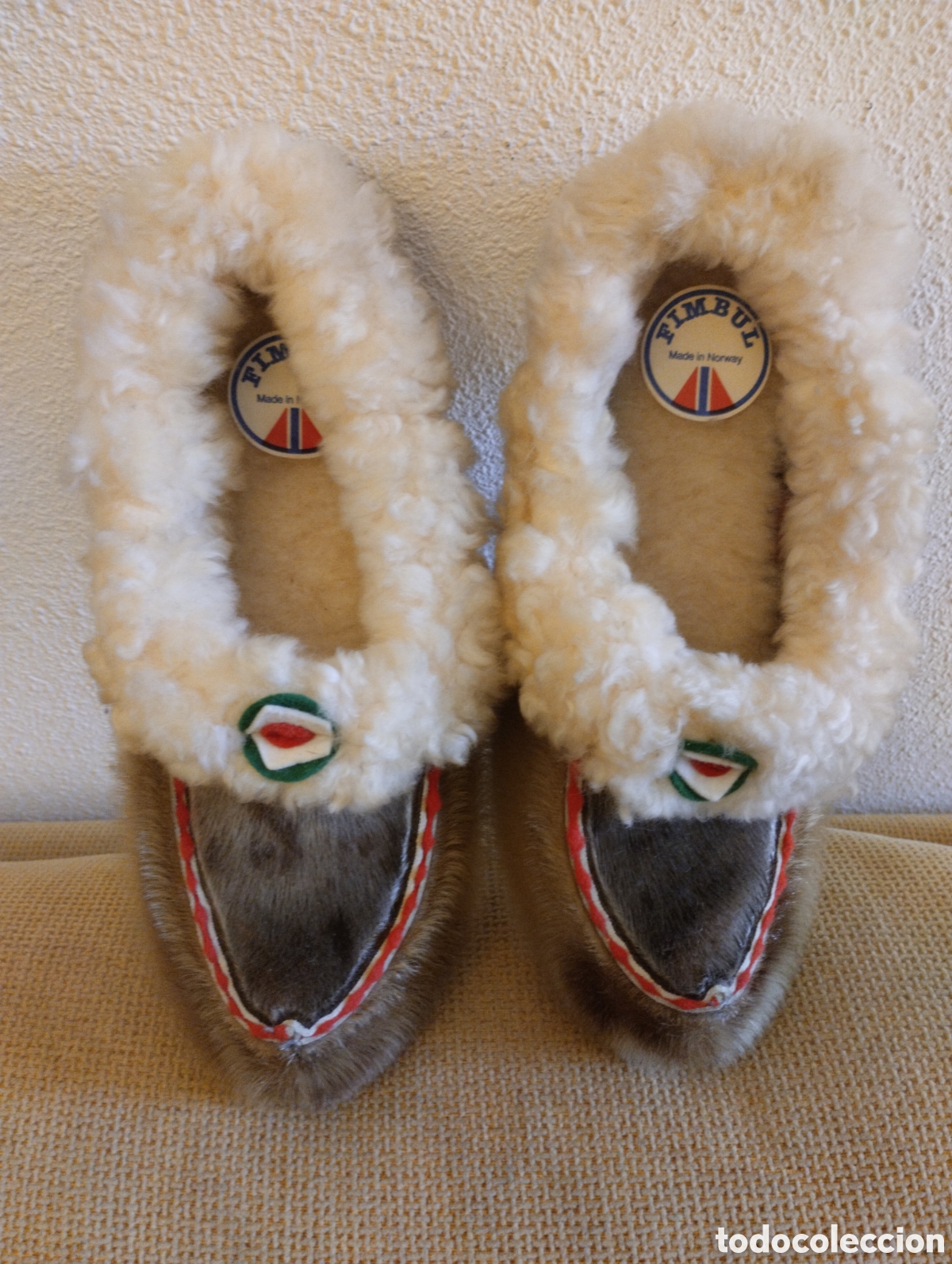 Vintage: Pantunflas vintage de Laponia