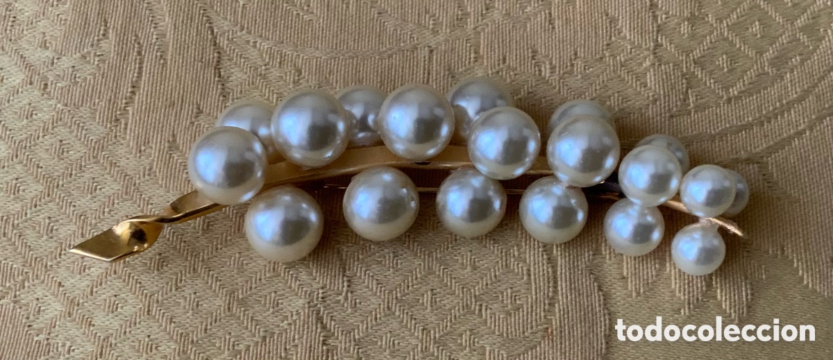 Vintage: BROCHE VINTAGE RACIMO DE PERLAS - Foto 5