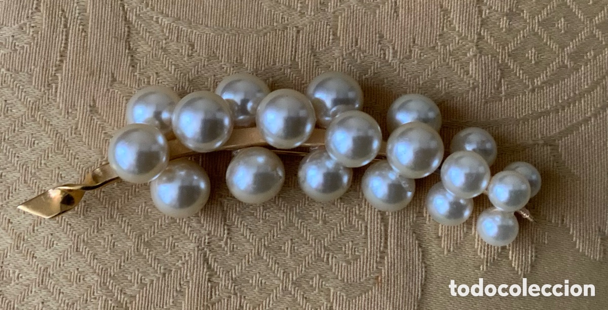 Vintage: BROCHE VINTAGE RACIMO DE PERLAS