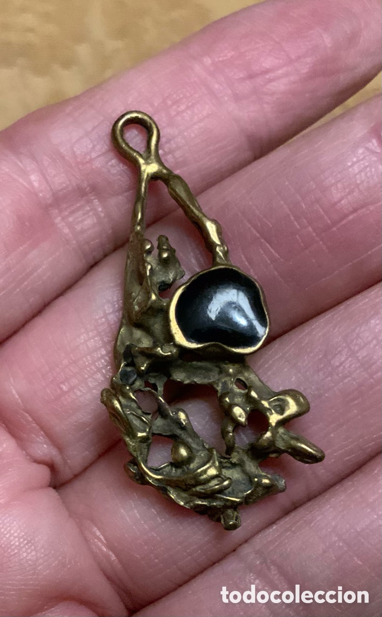 Vintage: COLGANTE DE BRONCE HECHO A MANO - Foto 4