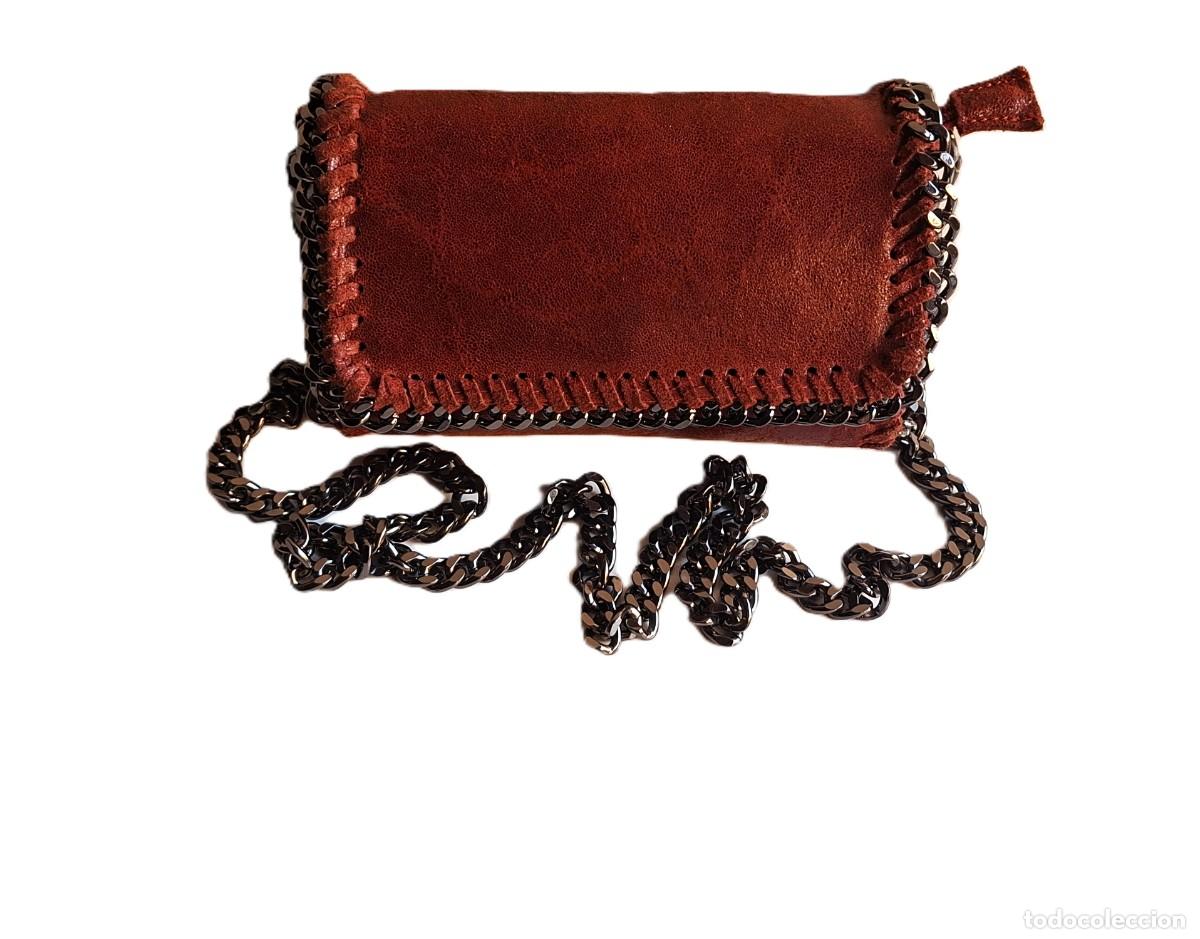 Vintage: BOLSO DE PIEL AUT&Eacute;NTICA HECHO EN ITALIA