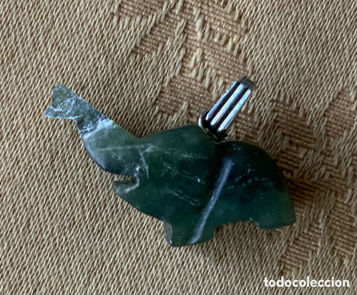 Vintage: COLGANTE DE JADE VINTAGE ELEFANTE