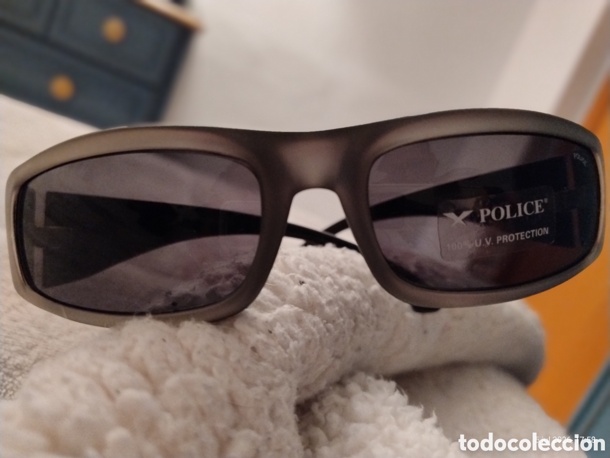 Vintage: Gafas de Sol Vintage POLICE MOD. 8024 COL. 521 - Estilo Envolvente Wrap / Y2K - A&ntilde;os 90/2000 - &iexcl;Con