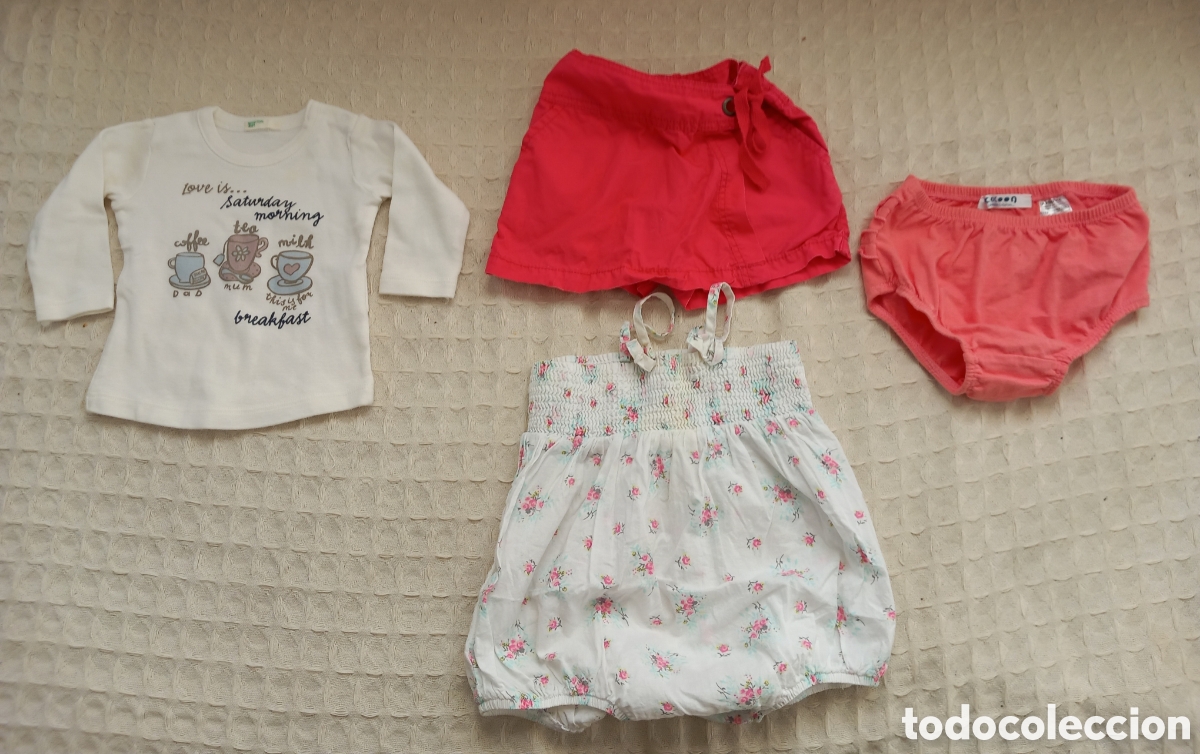 Vintage: Lote ropa de beb&eacute; varias marcas.
