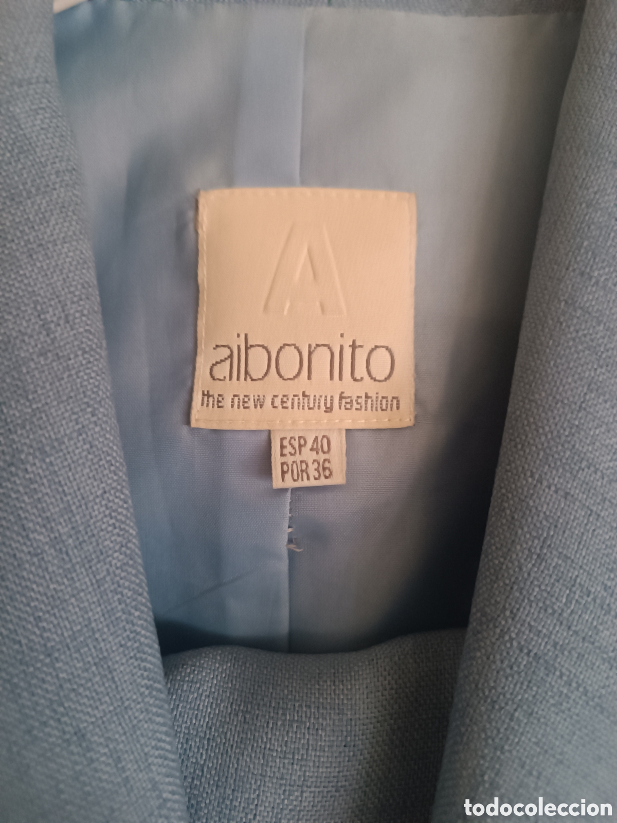 Vintage: Traje celeste claro marca al bonito - Foto 5