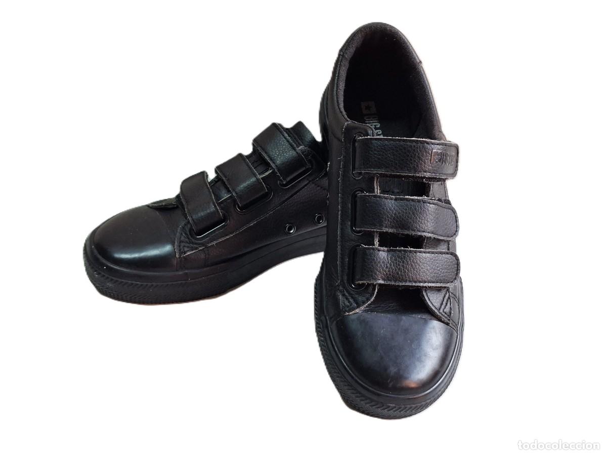 Vintage: Zapatillas Big Star Talla 37 Velcro Negro