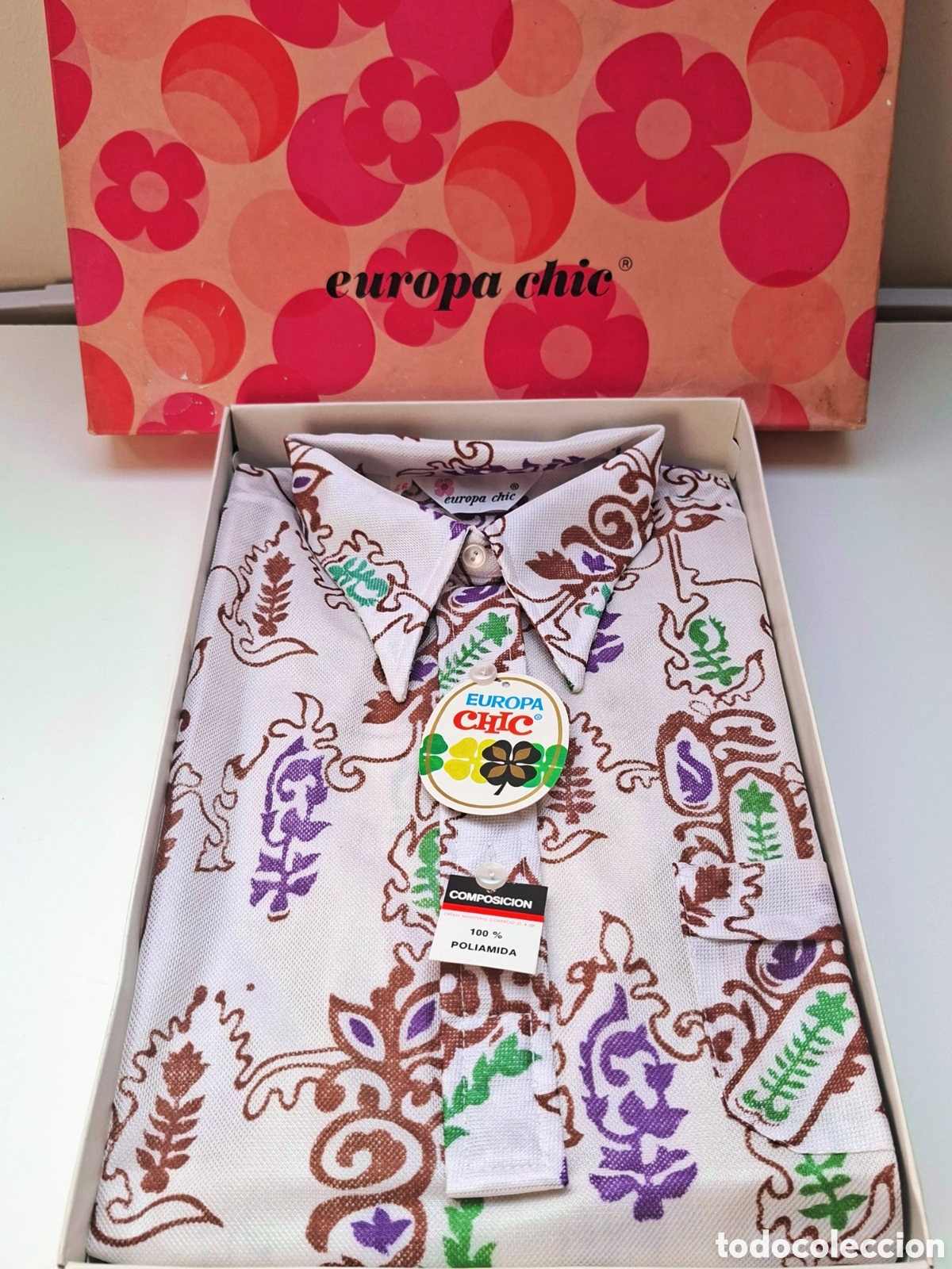 Vintage: Camisa A&ntilde;os 70 talla S/M