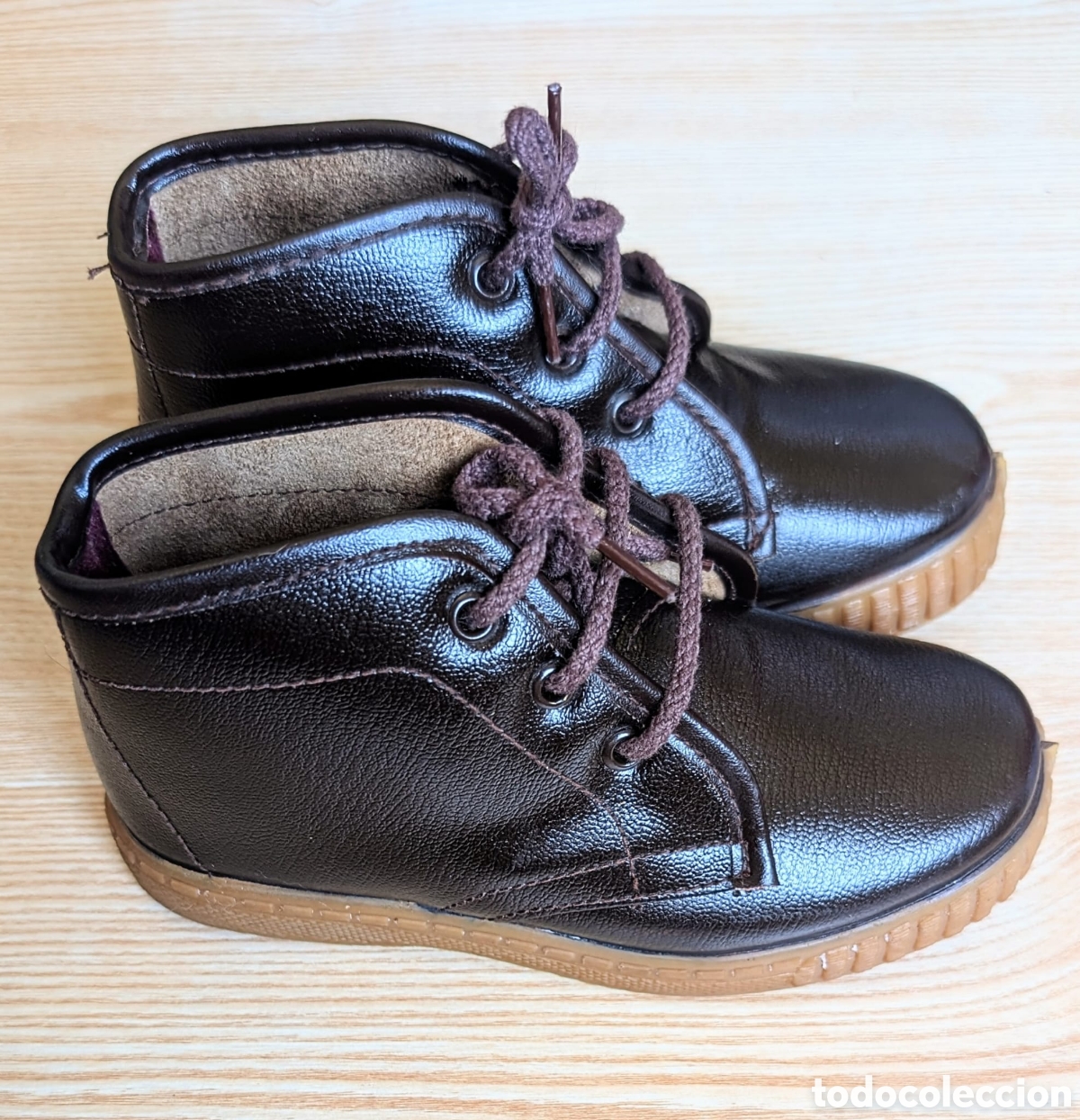 Vintage: Zapatos infantiles vintage Muro &ndash; Talla 26 &ndash; Piel aut&eacute;ntica 100% &ndash; Made in Spain &ndash; Nuevos a estrenar