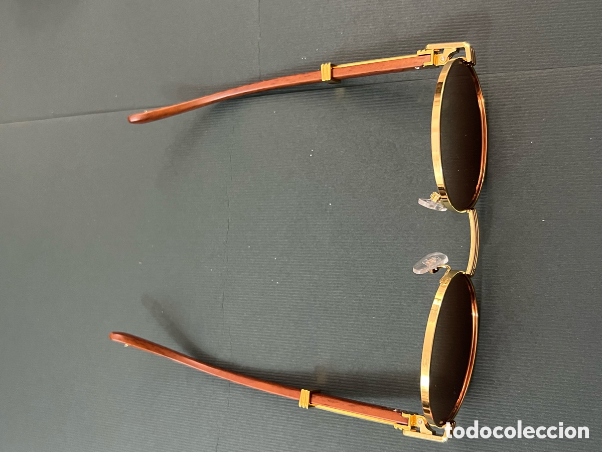 Vintage: ✅ Gafas dorado cristal marr&oacute;n a estrenar - Foto 5