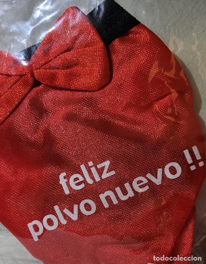 Vintage: Tanga Navidad rojo hombre polvo nuevo talla Unica