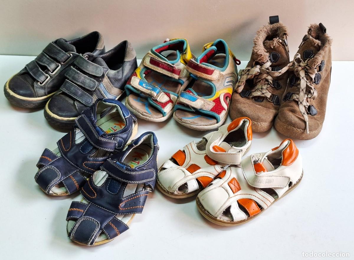 Vintage: LOTE DE ZAPATOS DE NI&Ntilde;O TALLA 28-29