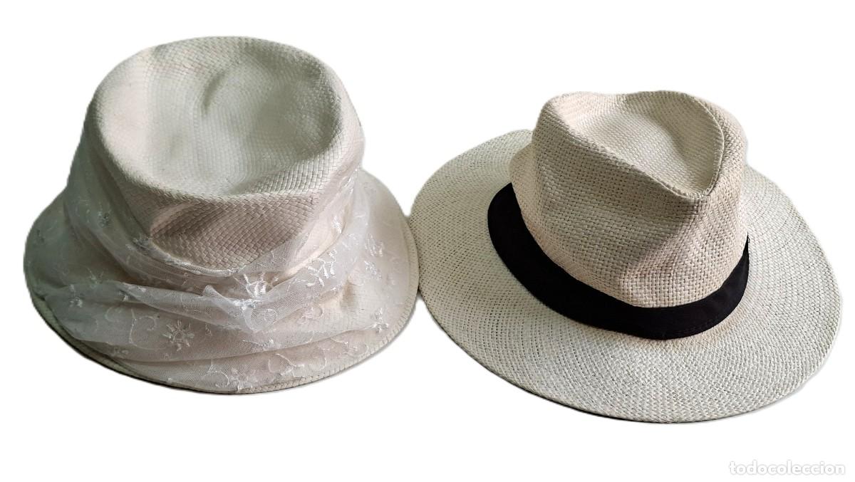 Vintage: 2 SOMBREROS PARA HOMBRE Y MUJER