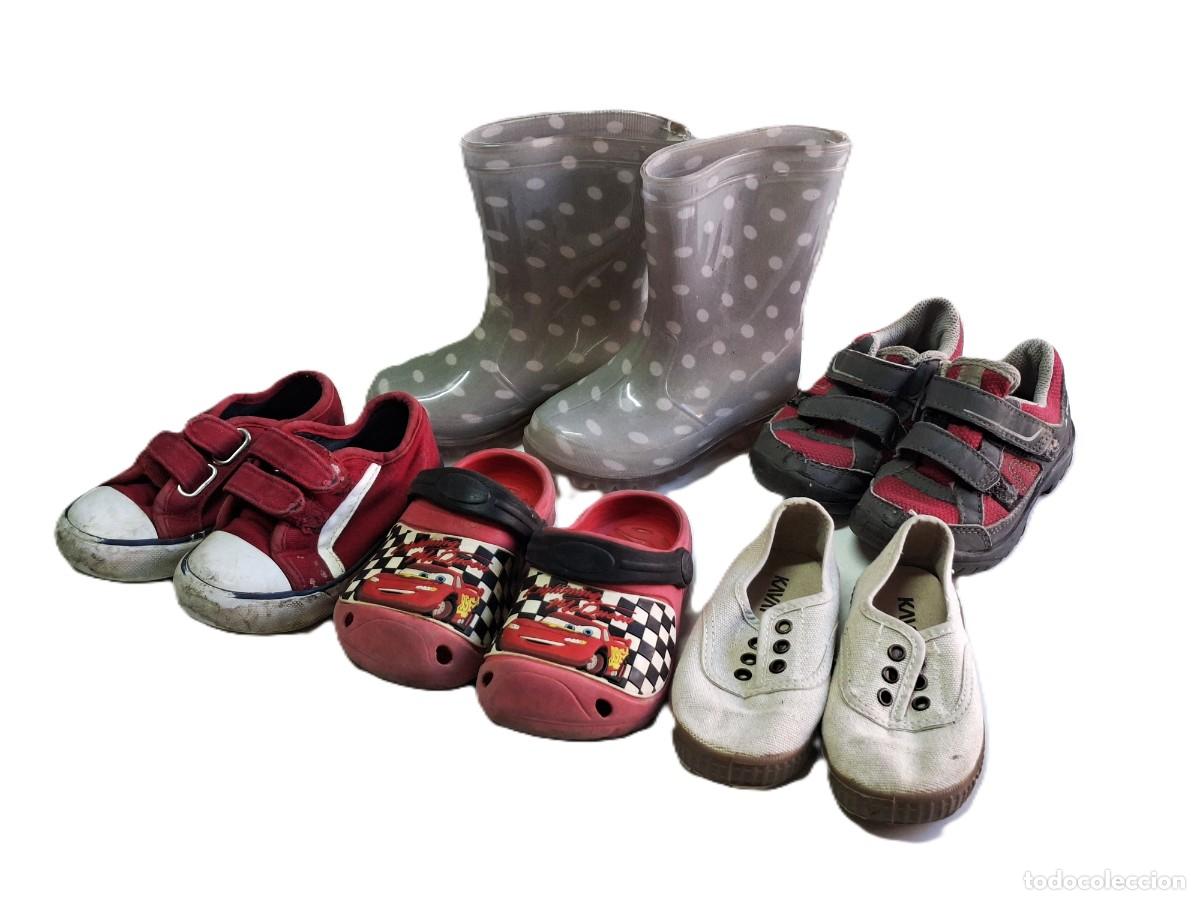 Vintage: LOTE DE ZAPATOS DE NI&Ntilde;O TALLA 23-24
