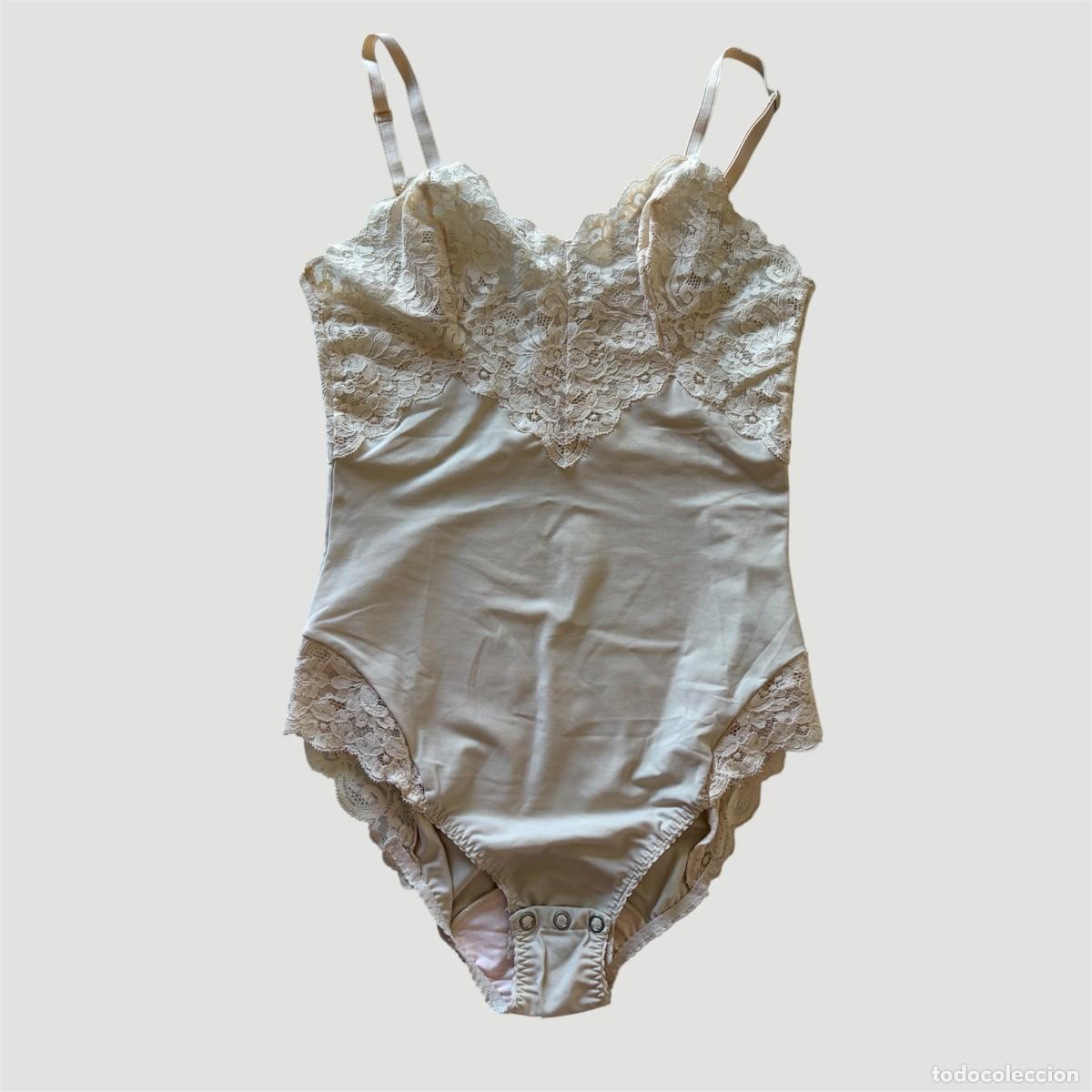 Vintage: Body Vintage La Perla Encaje Marfil Made in Italy A&ntilde;os 90 Lencer&iacute;a Lujo