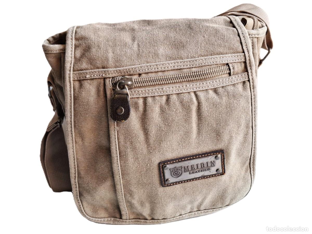 Vintage: BONDOLERA VINTAGE DE LONA MEIBIN BEIGE