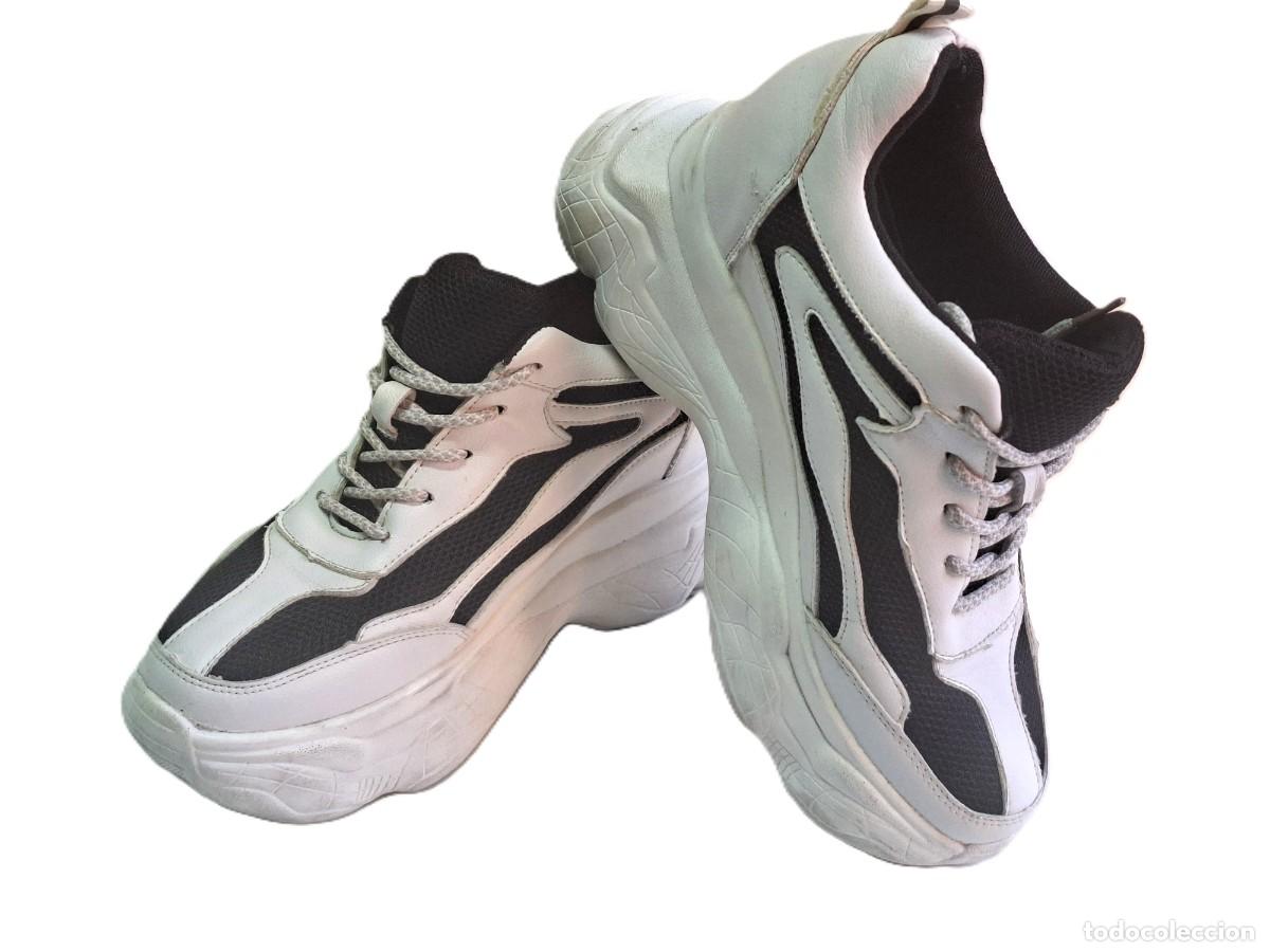 Vintage: ZAPATILLAS DE PLATAFORMA CHUNKY ESTILO URBANO TALLA - 38