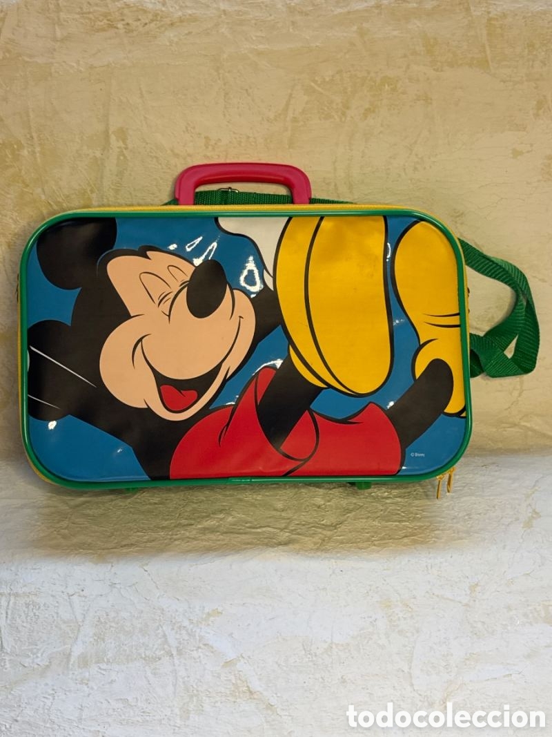 Vintage: Malet&iacute;n Mickey Disney Vintage a&ntilde;os 80-90