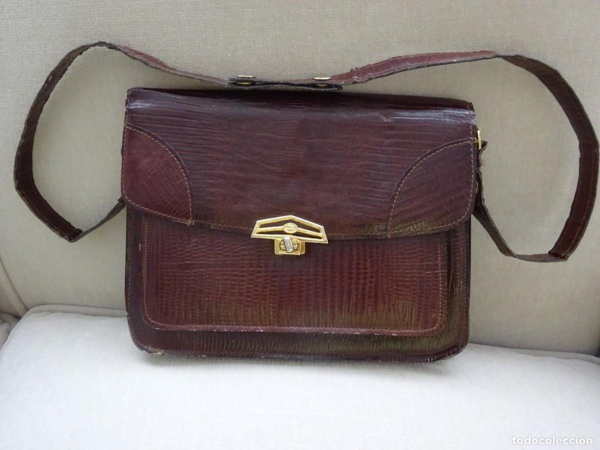 Vintage: BOLSO VINTAGE DE SERPIENTE, A&Ntilde;OS 50
