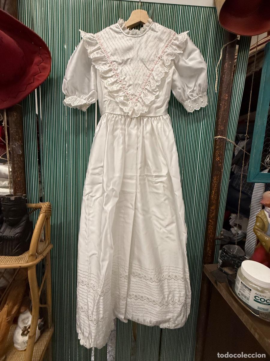 Vintage: Precioso vestido de comunion Vintage. Ver medidas en descripcion completa