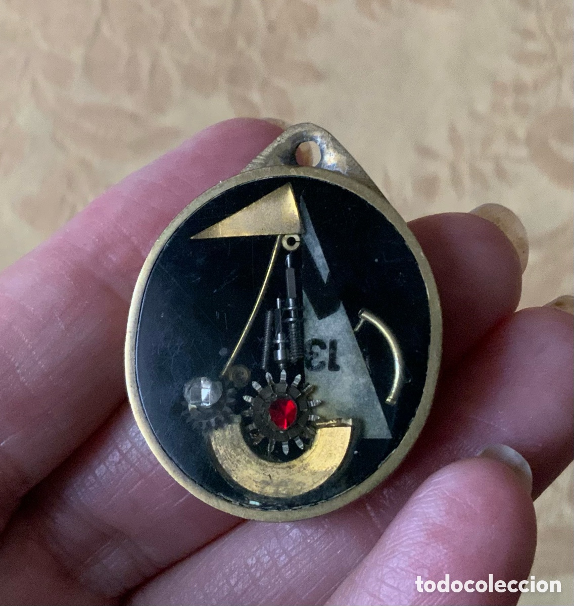 Vintage: ANTIGUO COLGANTE STEAMPUNK