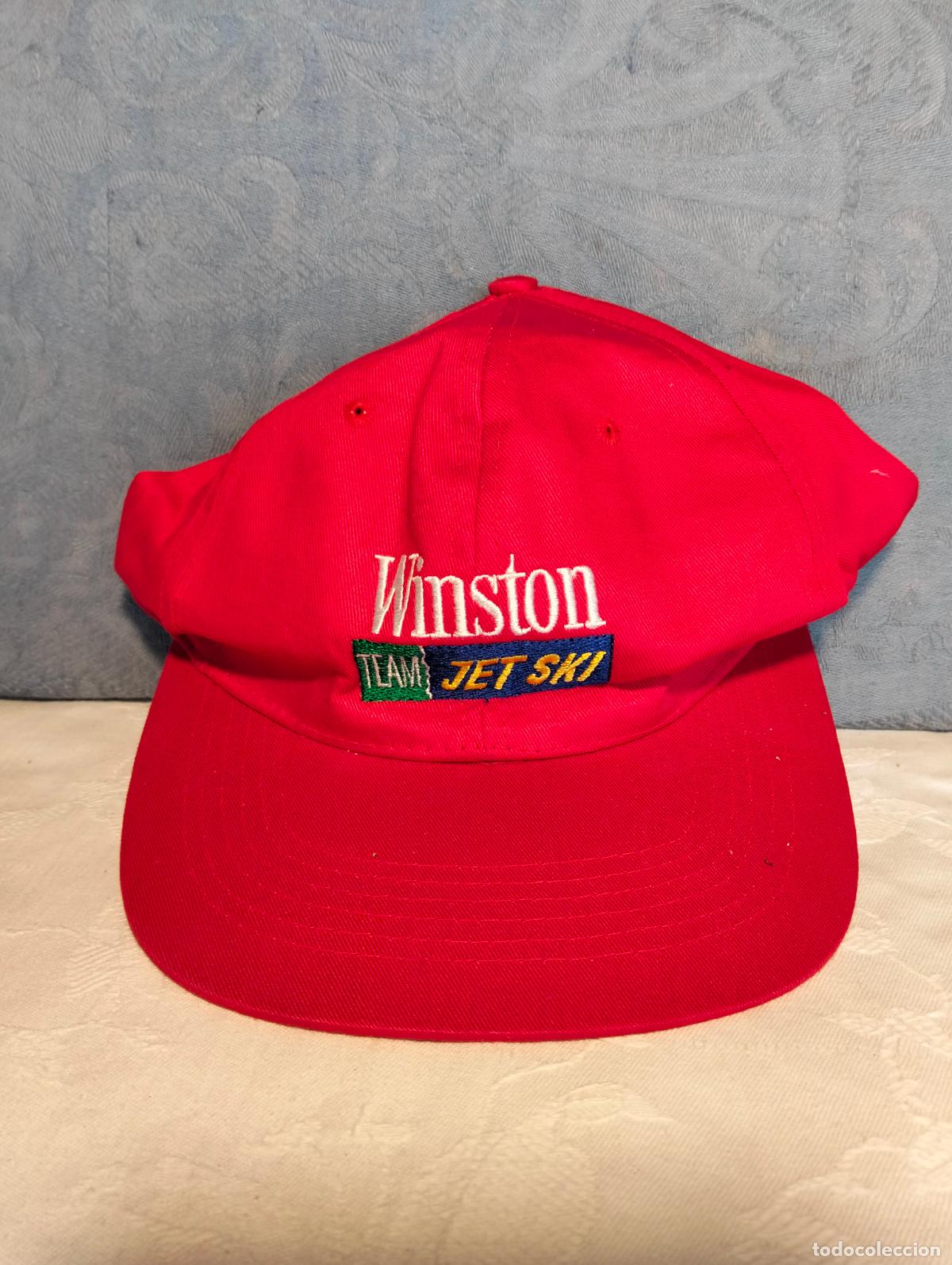 Vintage: Gorra vintage a&ntilde;os 90 roja Winston team jet ski