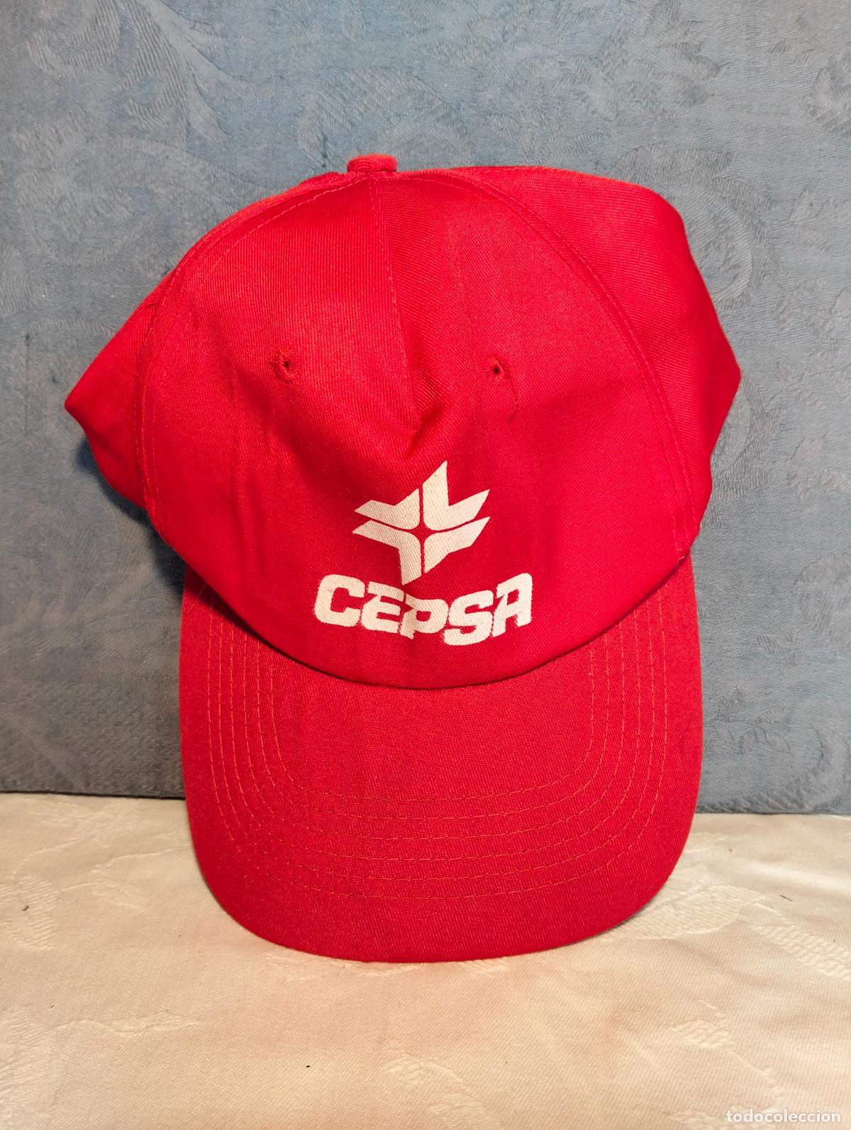 Vintage: Gorra vintage a&ntilde;os 90 roja cepsa