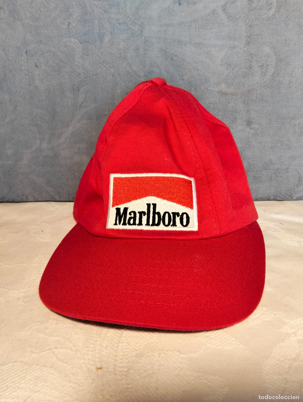 Vintage: Gorra vintage a&ntilde;os 90 roja Marlboro