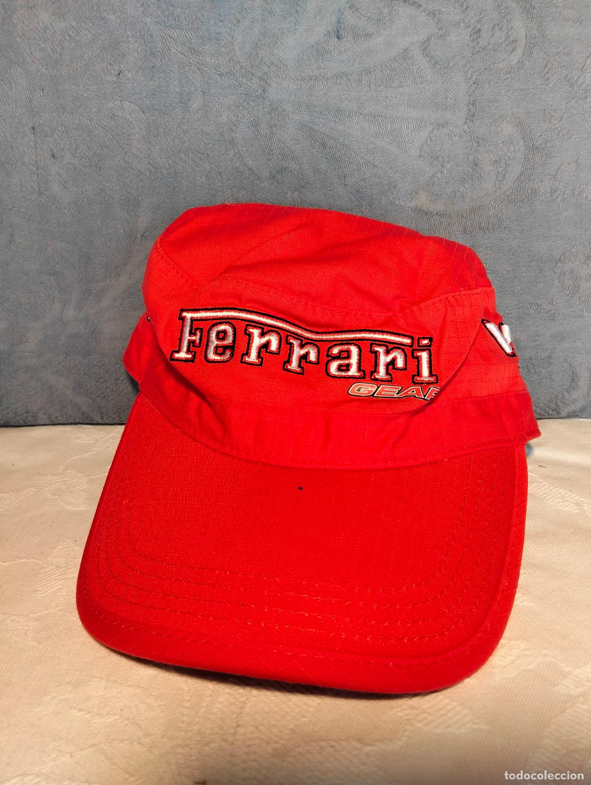 Vintage: Gorra vintage a&ntilde;os 90 roja Ferrari gear V8 power