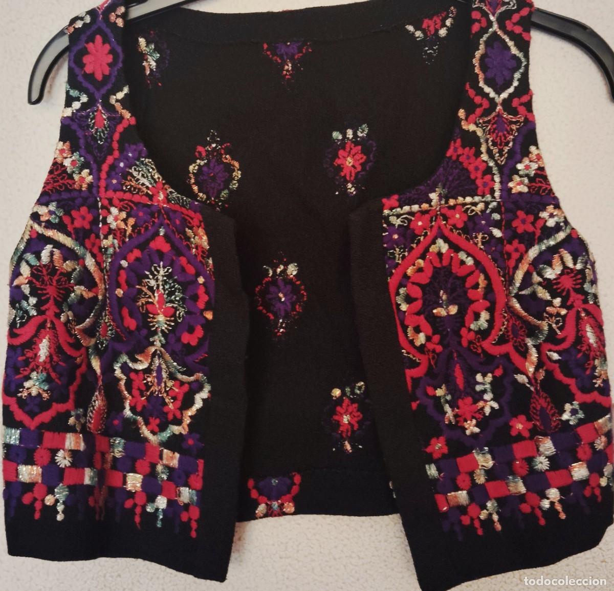 Vintage: CHALECO VINTAGE.BORDADO.ARTESANAL.INDIA