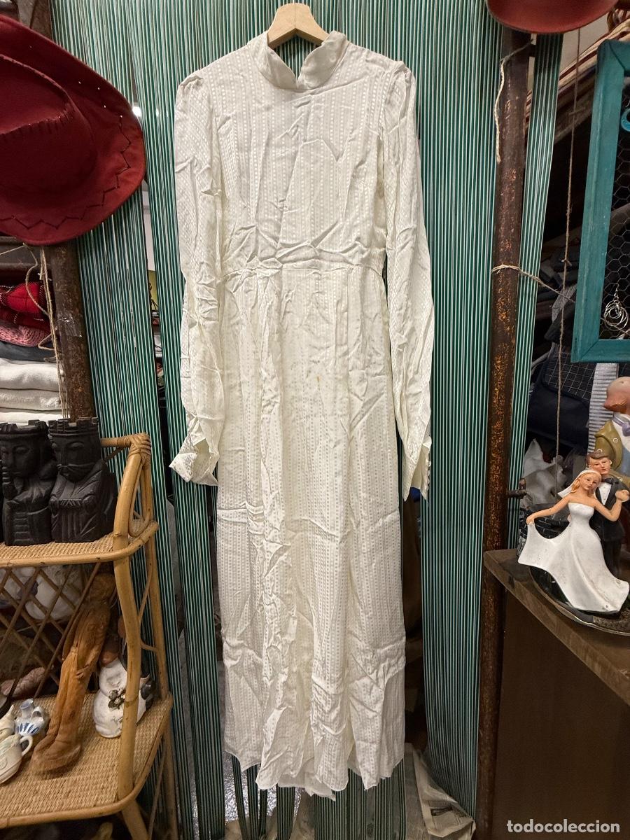 Vintage: Encantador vestido de NOVIA en seda, de JOSE M TRESSERRA Alta confeccion Nupcial. original Vintage