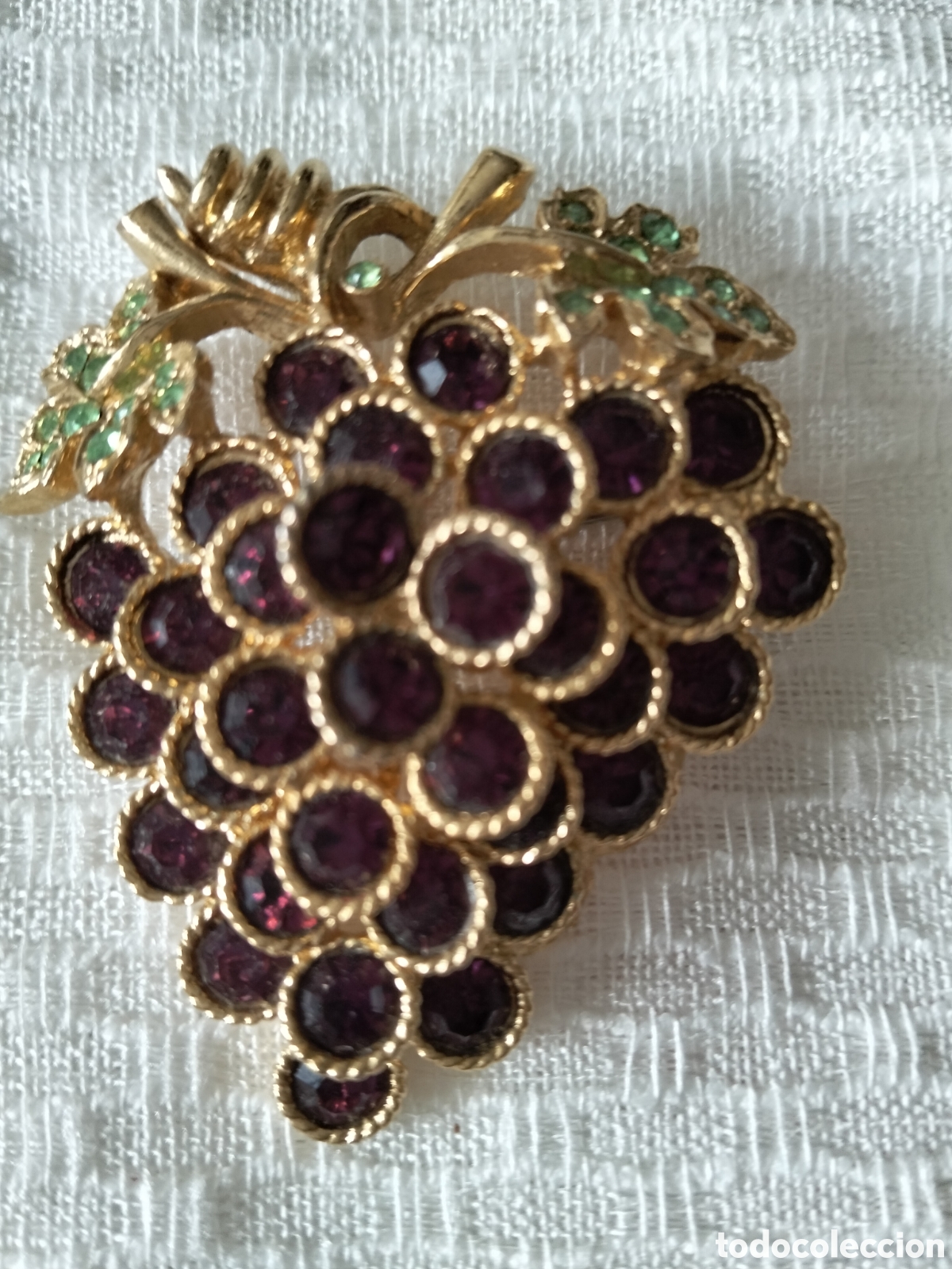 Vintage: BROCHE VINTAGE RACIMO DE UVAS