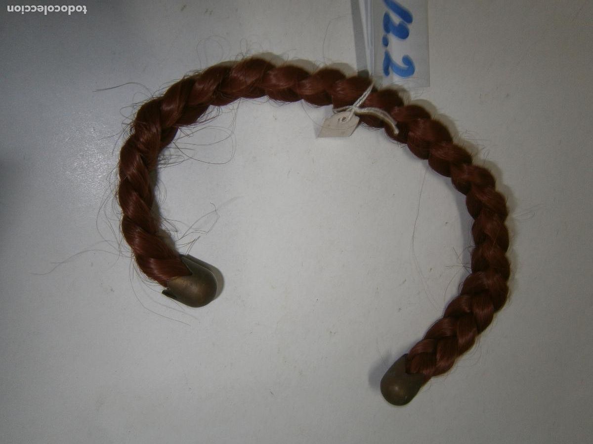 Vintage: DIADEMA TRENZADA DE PELO NUEVA SIN USAR