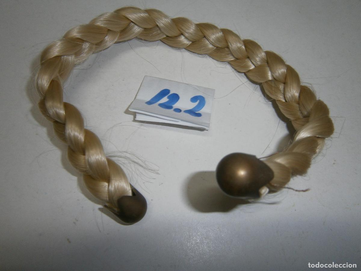 Vintage: DIADEMA TRENZADA DE PELO NUEVA SIN USAR
