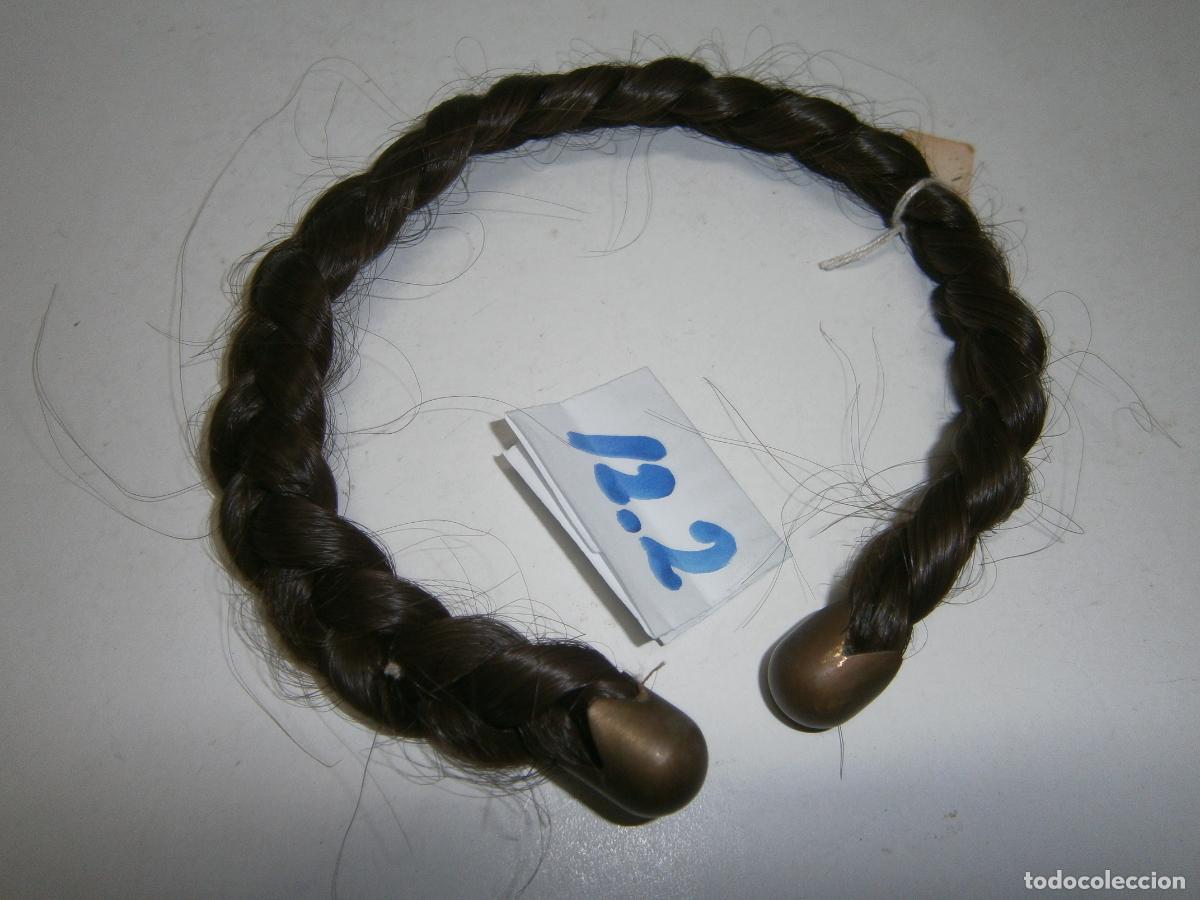 Vintage: DIADEMA TRENZADA DE PELO NUEVA SIN USAR