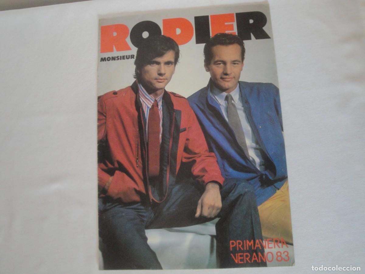 Vintage: Cat&aacute;logo Rodier Monsieur. Primavera/Verano 83. Caballero.