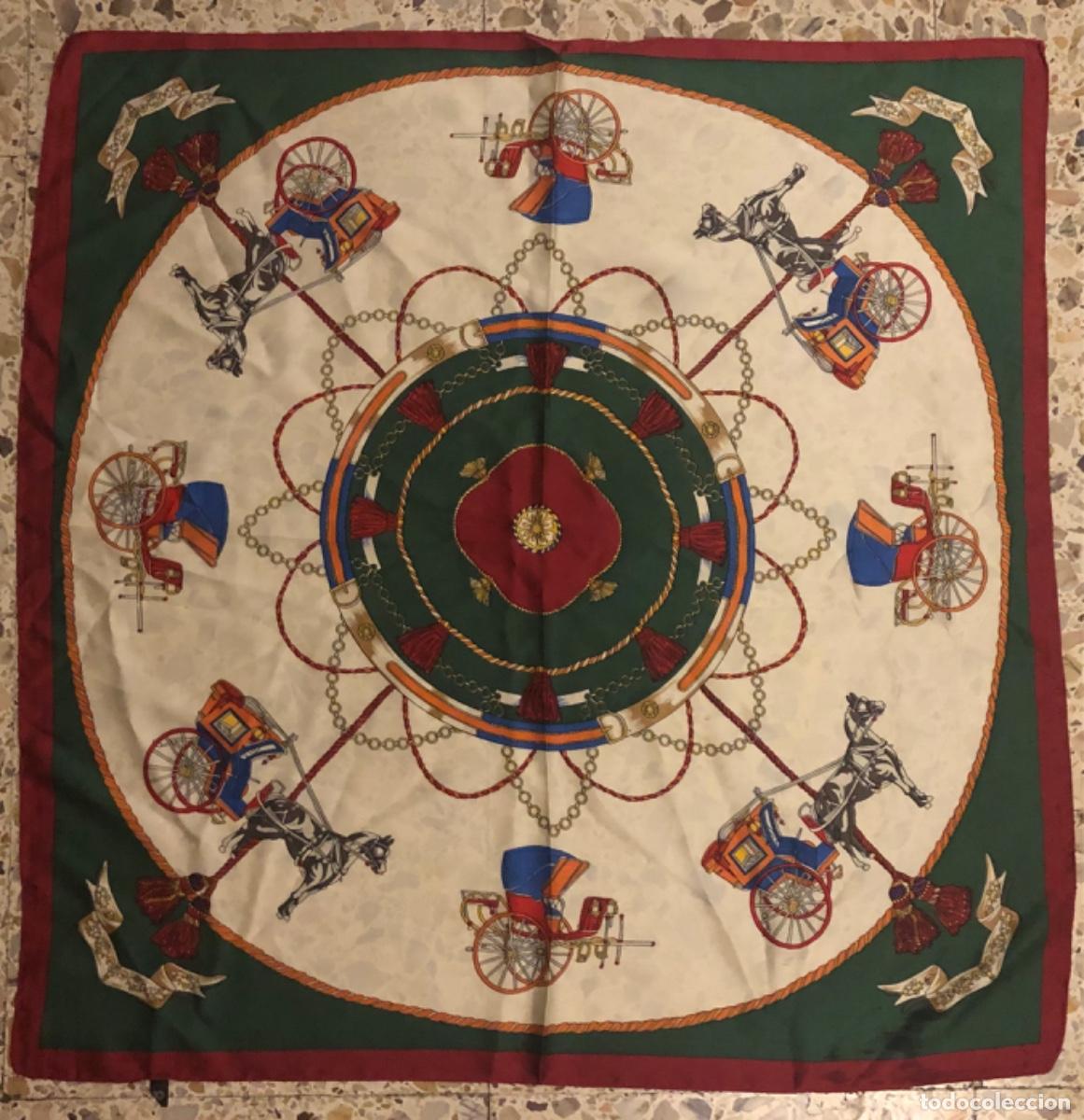 Vintage: PA&Ntilde;UELO EN POLI&Eacute;STER TACTO DE SEDA MUY FINO DECORACI&Oacute;N DE CARROZAS