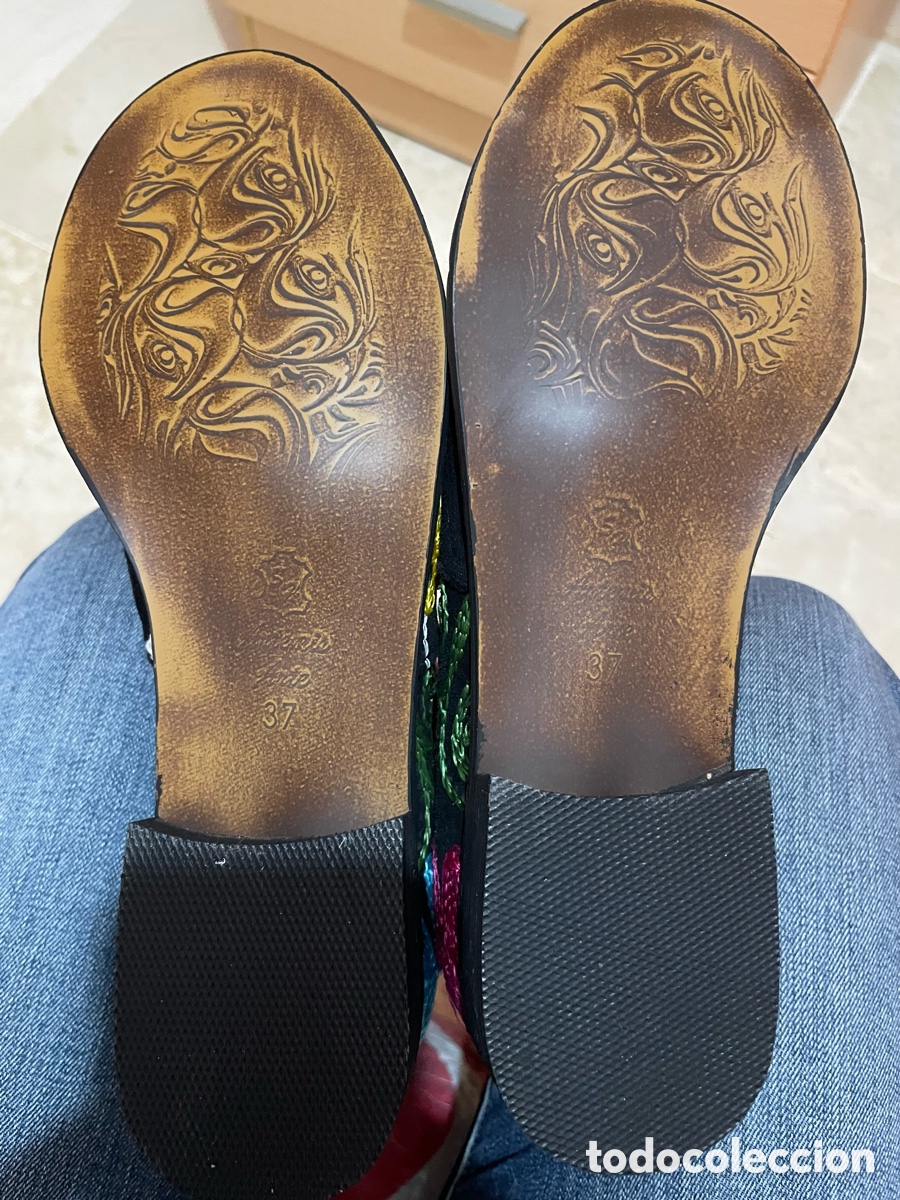 Vintage: Botas vintage bordadas a mano - Foto 10