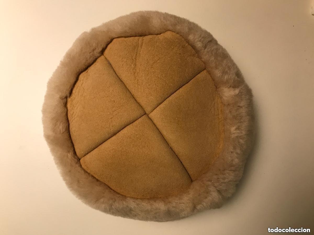 Vintage: GORRO SOMBRERO DE AUTENTICA PIEL DE OVEJA TALLA L