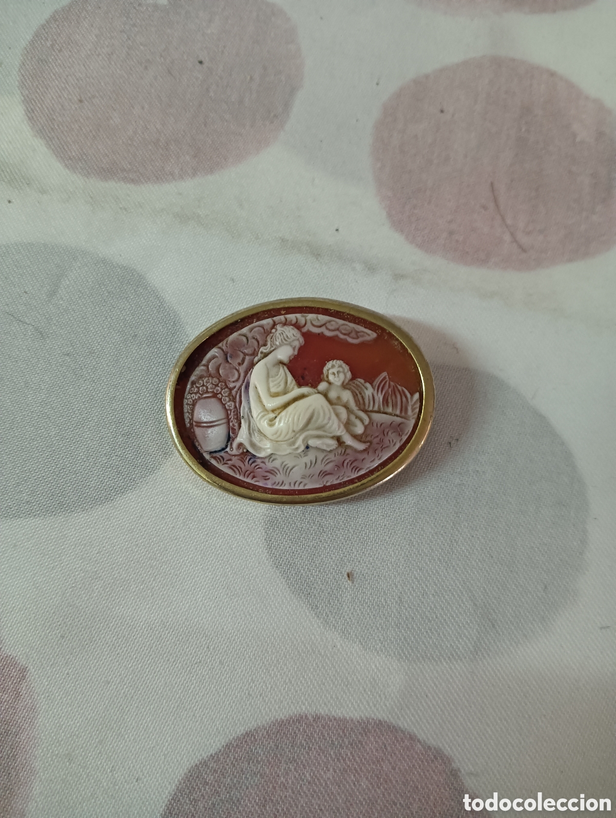 Vintage: Broche camafeo vintage