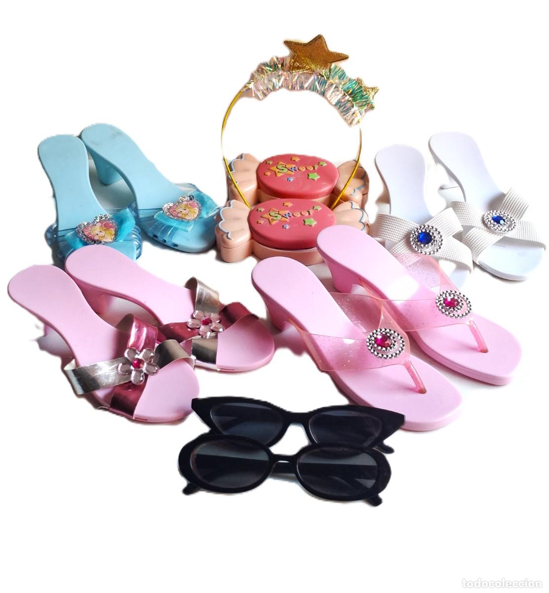 Vintage: Conjunto de celebraci&oacute;n para ni&ntilde;as, tallas de calzado 28-29 y 31-32.