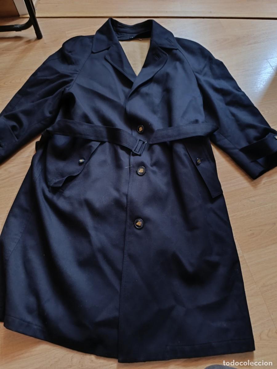 Vintage: ANTIGUA GABARDINA DE PA&Ntilde;O CON CHALECO PA&Ntilde;O INTERIOR DE PILOTO Y AZAFATA DE IBERIA, TALLA GRANDE