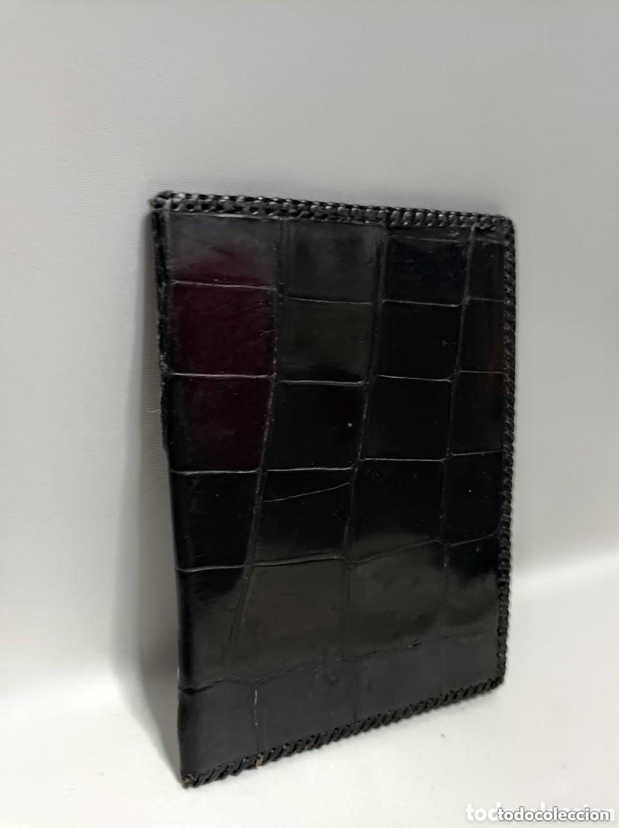 Vintage: Antigua cartera caballero en piel - Foto 3