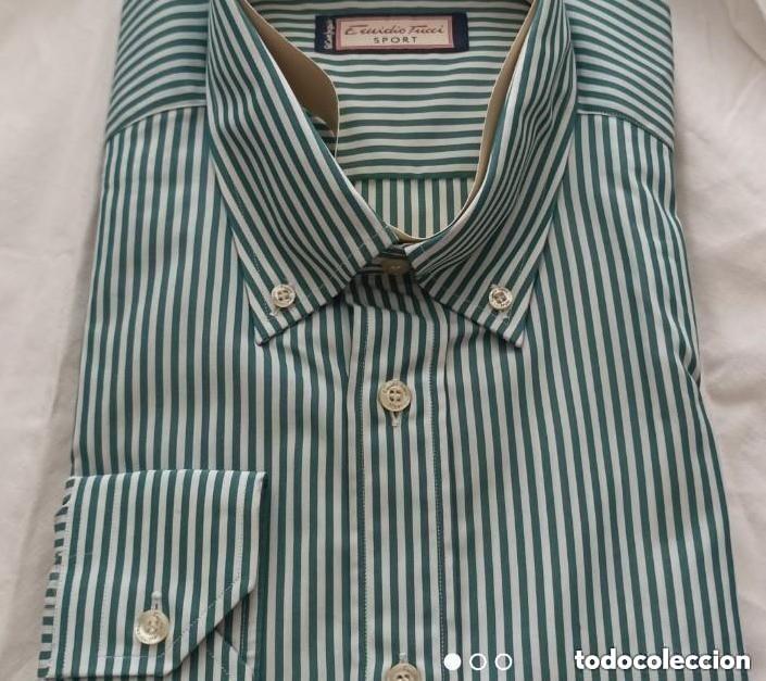 Vintage: Camisa Emidio Tucci - Sport Talla 6 - Sin estrenar - Manga Larga