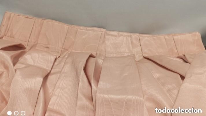 Vintage: CORTINAS MUAR&Eacute; COLOR ROSA PALO