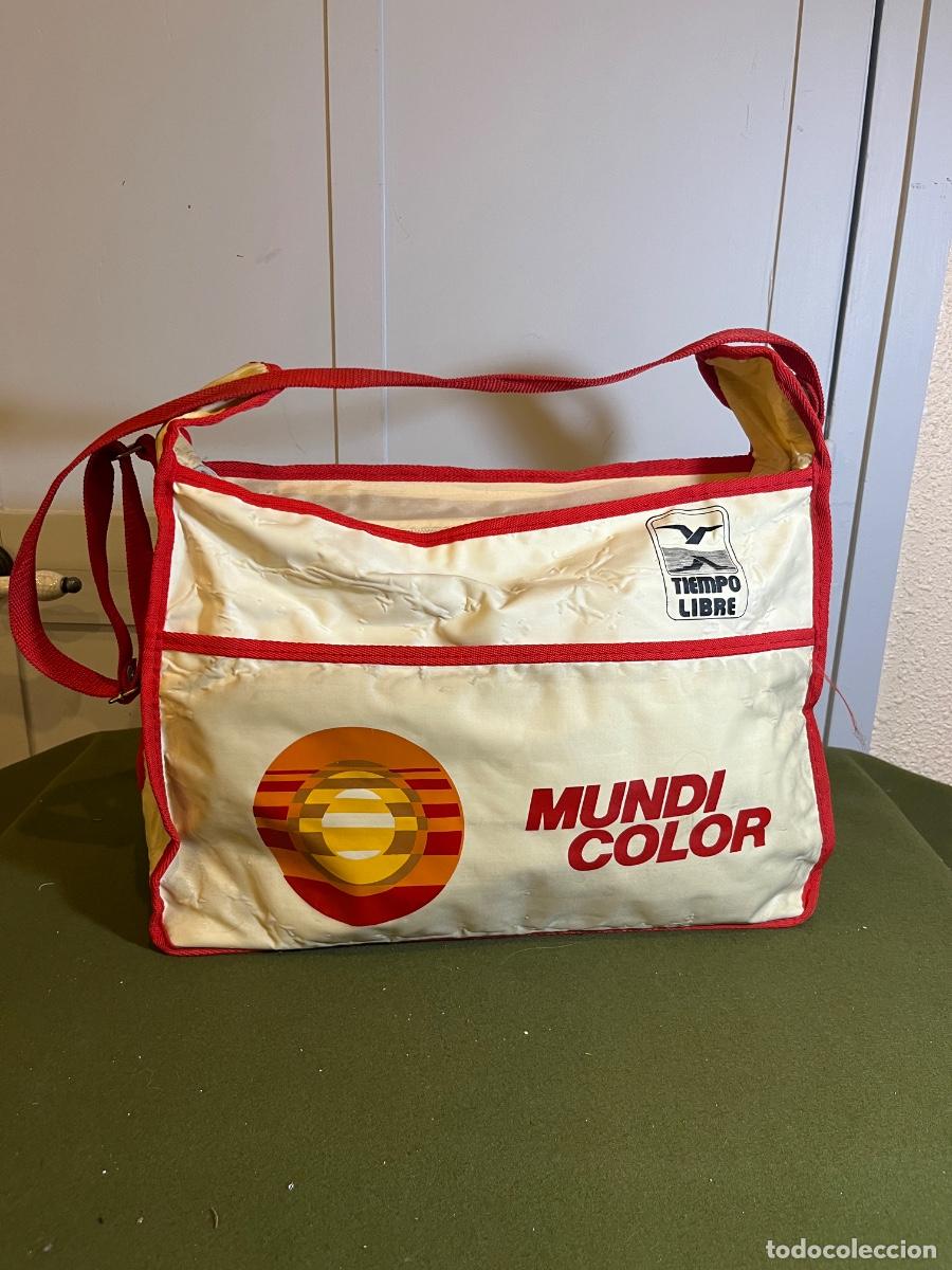 Vintage: Bolso Bandolera Mundi Color Tiempo Libre Vintage Publicidad TVE A&ntilde;os 80 Original Retro